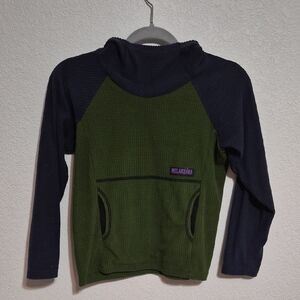 Melanzana Olive and Navy Pullover